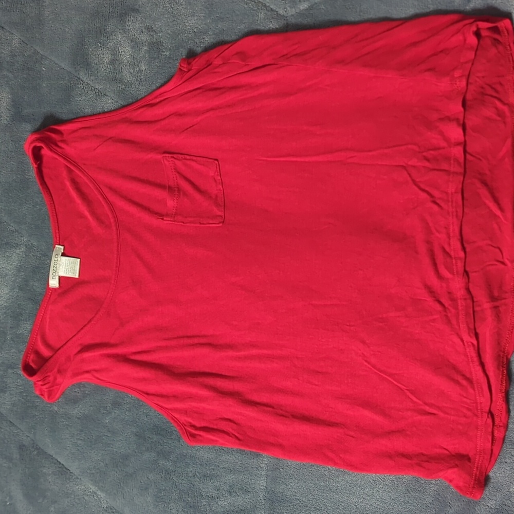 Bozzolo Red Box Crop Tank Top Girls XL